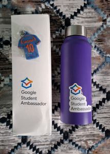 500ml Stainless Steel Water Bottle + FREE India Je