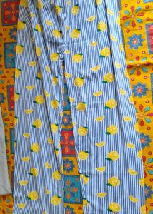 Cute Lemon Striped Pajama Set