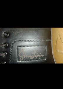 Black Chunky Platform Combat Boots