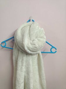 Soft White Scarf/Muffler