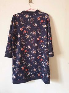 Midnight Bloom Kimono Jacket