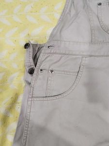 Denim Dangri Short Overalls