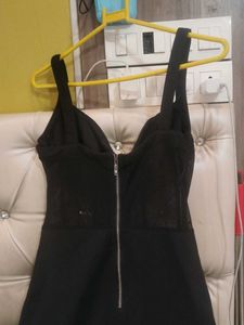 Chic Black Bodycon Mini Dress