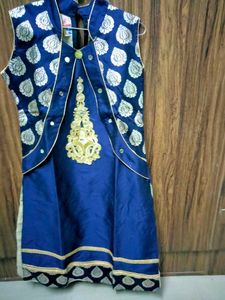 Silk Embroidered Kurti