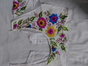 Embroidered White Blouse