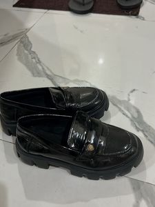 Black Patent Loafers