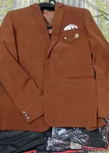 Men's Brown Suit Jacket