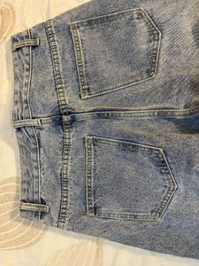 Distressed Light Wash Jeans