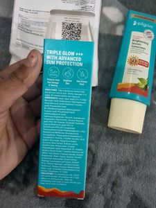 Pilgrim Brightening Serum Sunscreen SPF 50+