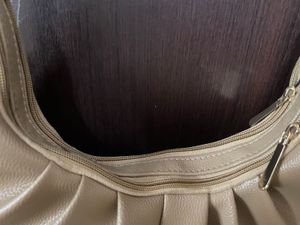 Chic Beige Hobo Shoulder Bag