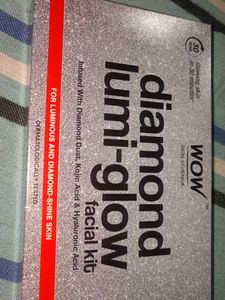 Diamond Lumi Glow Facial Kit Wow Scin Science