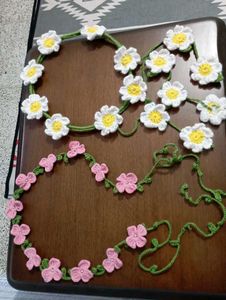 ✨Boho Floral Crochet Waist Chain