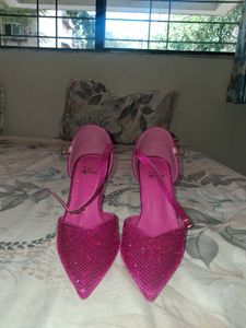 🎀Imported🎀Sparkling Pink Stiletto Heels