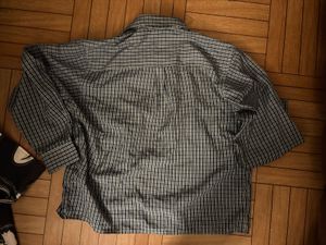 y2k retro Plaid Button-Up Shirt