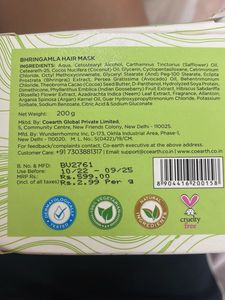Co-Earth Bhringamla Hair Mask