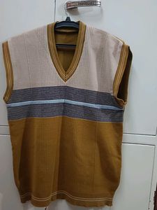 Vintage Striped Sweater Vest