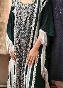 EMERALD GREEN KAFTANI SUIT + DAZZLING EARRING!