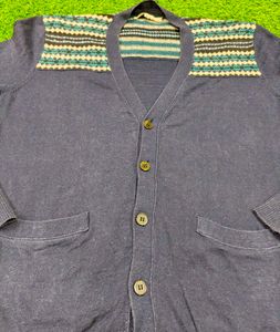 Imported Navy Blue Cardigan