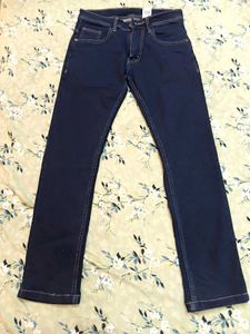 Classic Dark Wash Denim Jeans