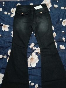 Y2K Black Bootcut Denim Jeans