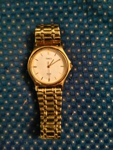 Timex Gold Analog Watch