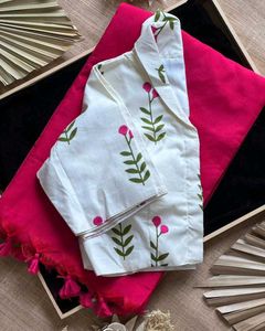 Elegant Pink Saree with Tassels