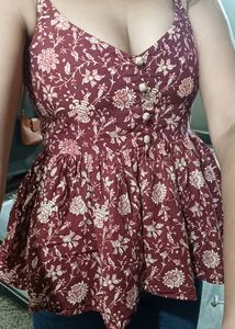 Strapy Floral Top