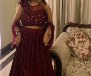 Neww Hooded Designer Blouse And Choli Lehenga