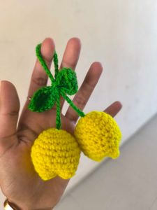 Crocheted Tulip 🌷 keychain