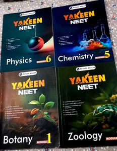 Yakeen NEET Chem Physics Botany Zoology Modules