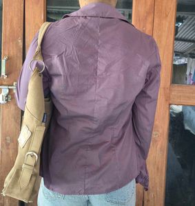 Stylish Purple Button-Up Shirt
