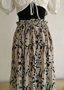 Price Drop Floral Print Skirt