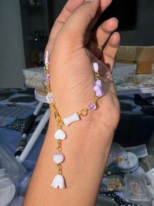 Cute Beaded Charm Bracelet