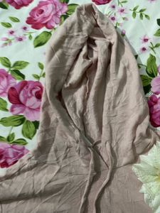 Dusty Rose Hoodie with Lace Detail