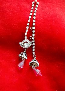 Boho Mirror Jhumka Earrings