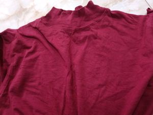 Maroon Long Sleeve Top