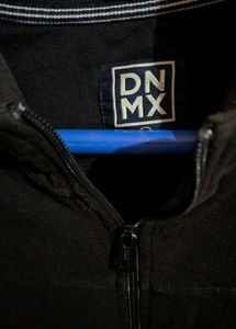 DNMX Branded Black Zip-Up Jacket