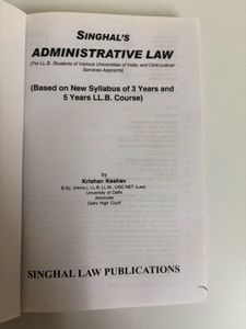 Administrative Law Book