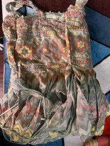 Elegant sharara Kurta Set with Shrug