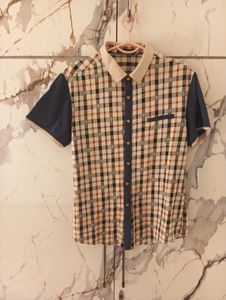 Polo White Super Slim Fit Check Shirt