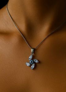Evil Eye Silver Necklace