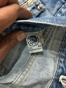 Diesel Distressed Blue Denim Jeans