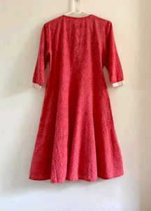 ❣️ Embroidered Red Kurta ❣️