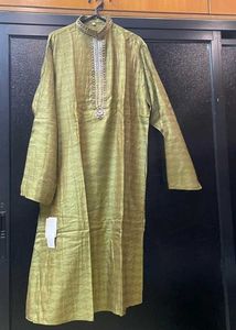 Men's Olive Green Kurta