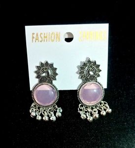 Peacock Design Ghungroo Earrings