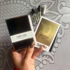 Carolina Herrera & Paco Rabanne Perfume Samples