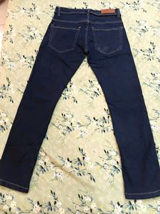 Classic Dark Wash Denim Jeans