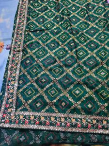 Brand New Bandhani Saree with blouse