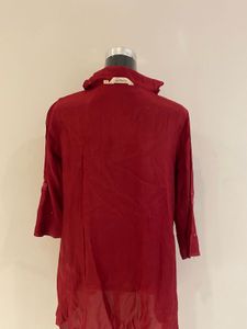 Marigold Lane Red Kurta Top
