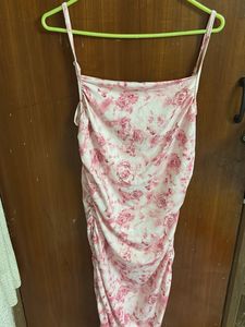 pink floral maxi dress